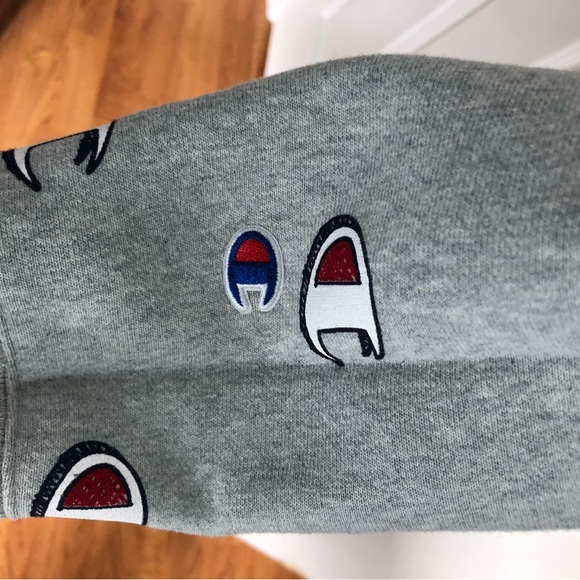 Champion reverse weave all over print crew neck size Small - Picture 2 of 5
